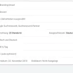 Schritt 1: Kampagneneinstellungen öffnen und die Zeilen erweitern, damit alle Felder sichtbar sind
