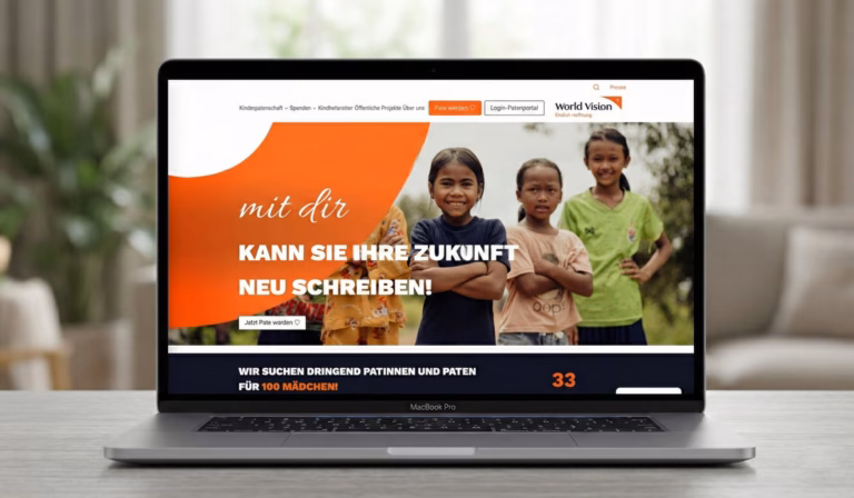 Laptop im Wohnzimmer